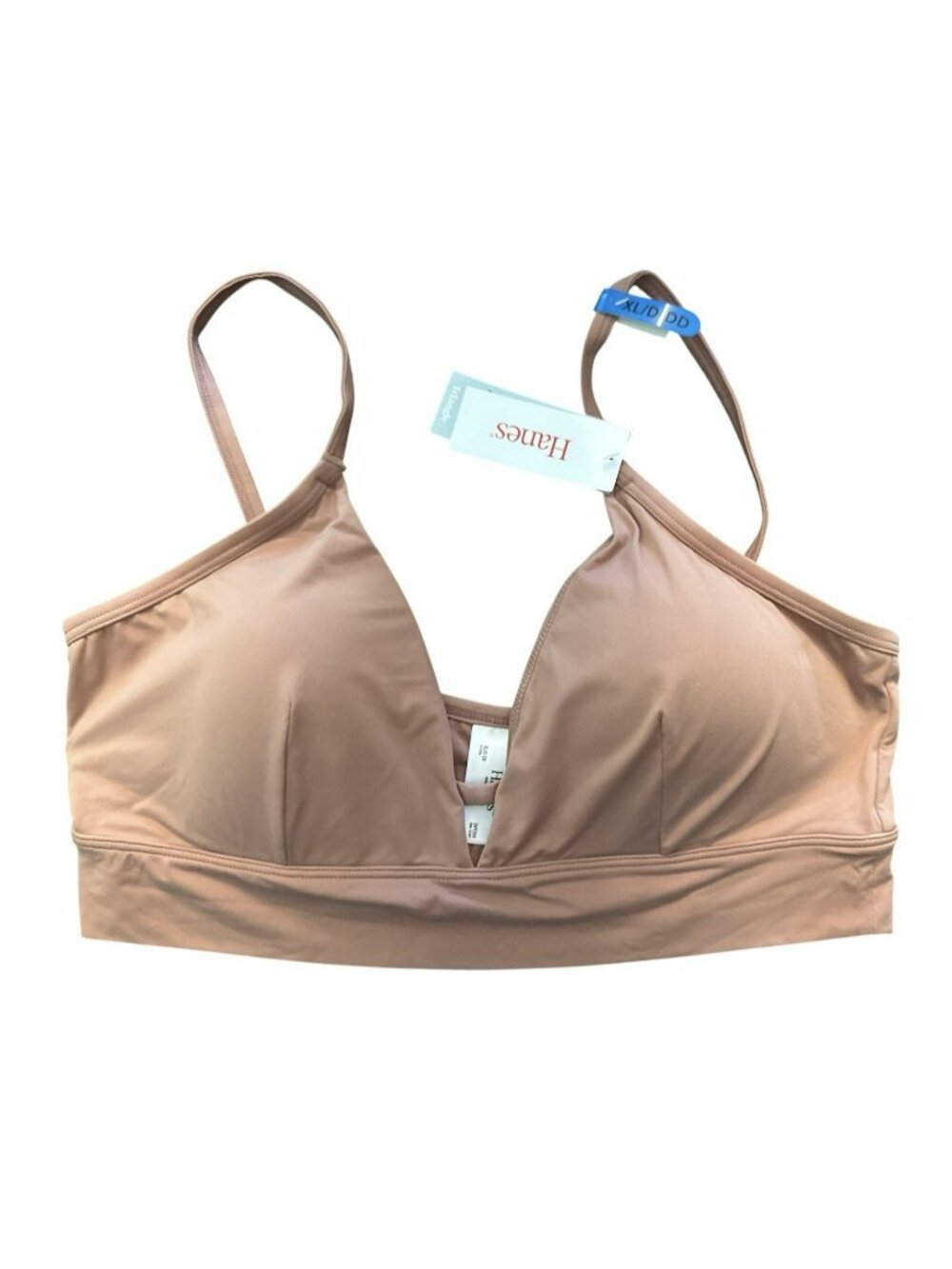 Hanes Longline Triangle Bra DHY204 Mauve XL